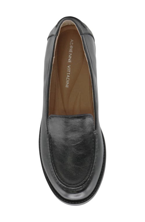Adrienne Vittadini Wave Loafer In Black