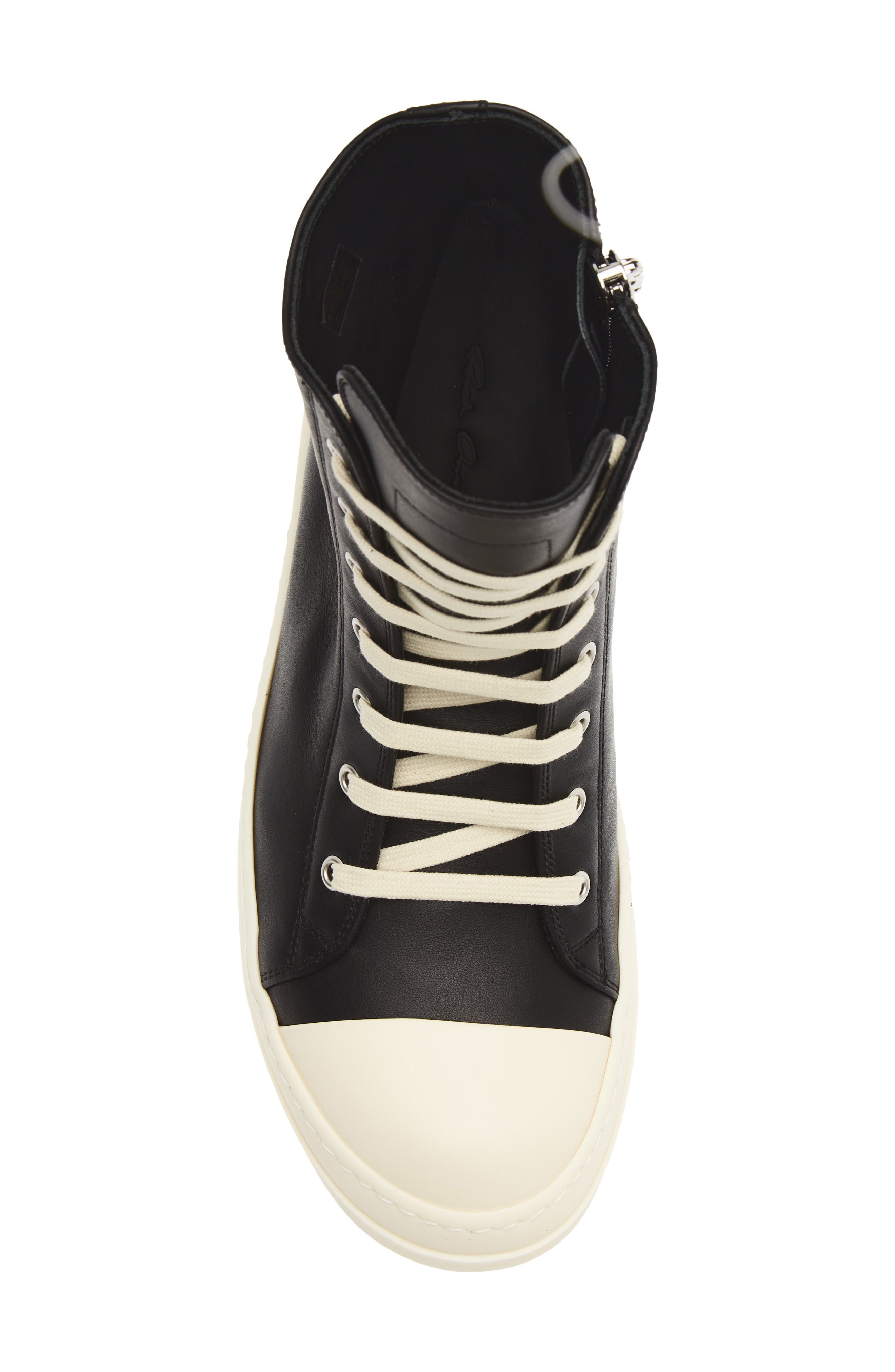 Sneaks High Top Sneaker, Alternate, color, BLACK/ MILK/ MILK