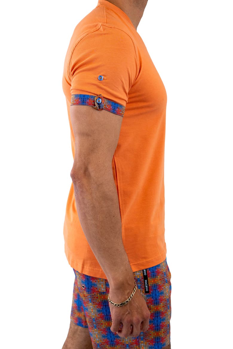 Vivaldi V-Neck T-Shirt, Alternate, color, ORANGE