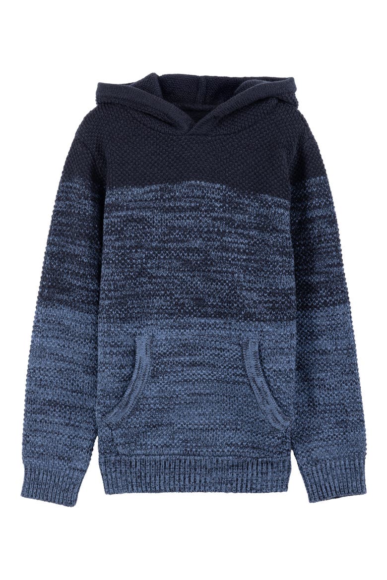 Kids' Colorblock Hoodie, Main, color, BLUE