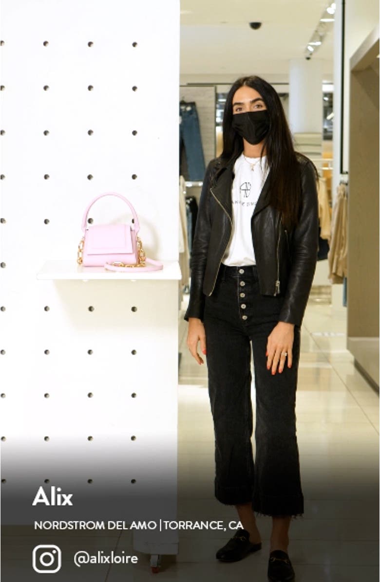 We Are Chic Vegan Leather Top Handle Crossbody, sales video thumbnail