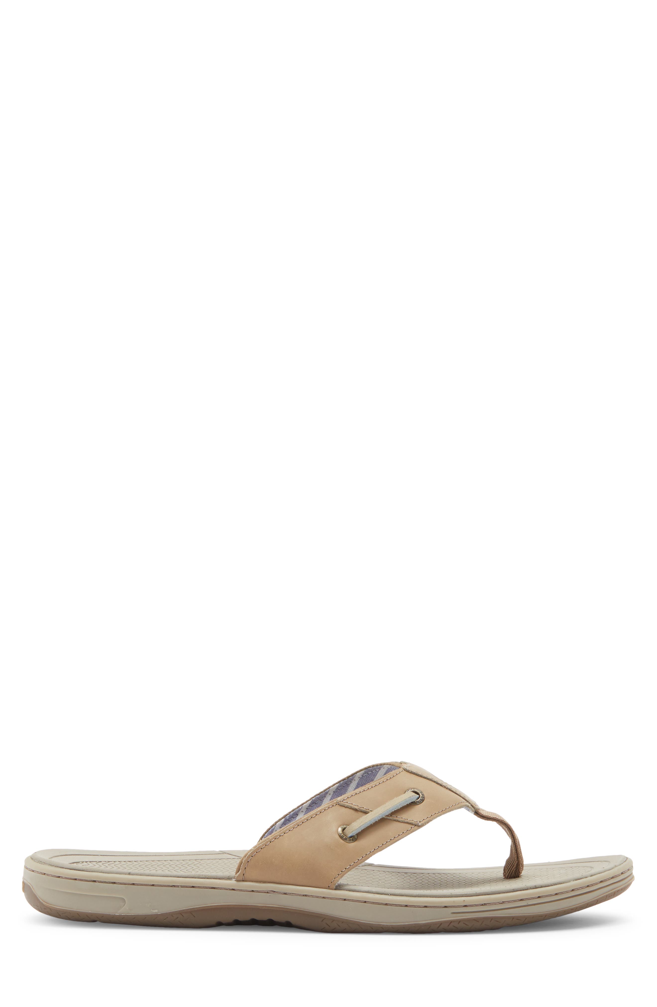 Sperry Baitfish Flip Flop, Alternate, color, Medium Beige