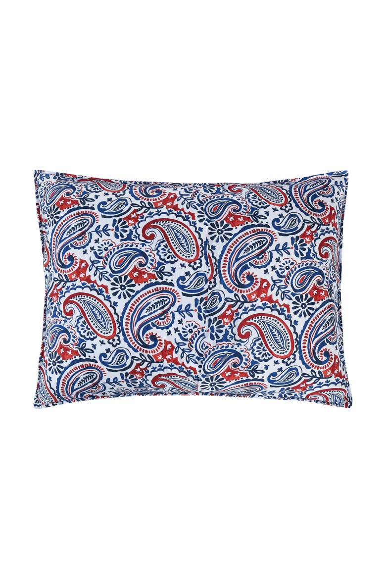Americana Paisley Bedding Quilt Collection Sets, Alternate, color, Red