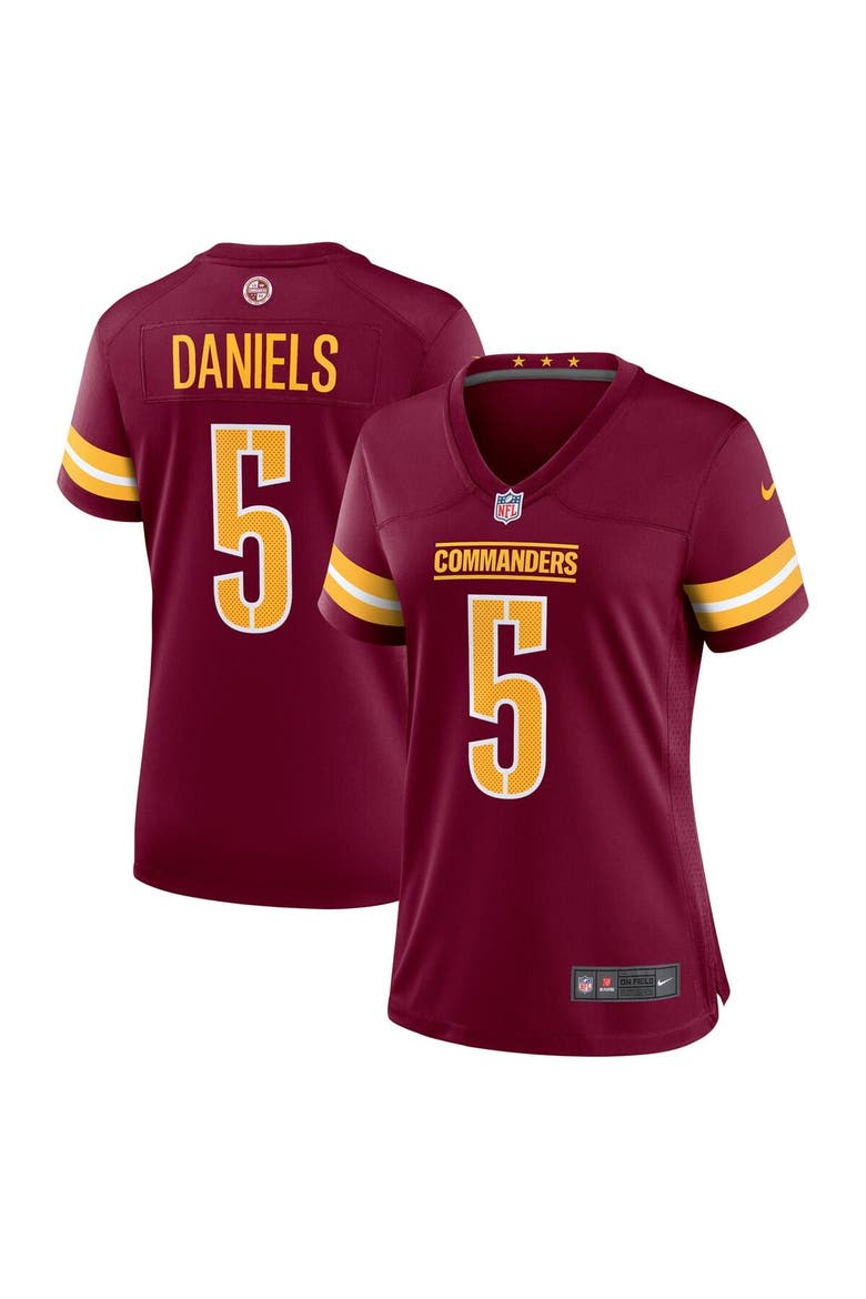 Women's Nike Jayden Daniels Burgundy Washington Commanders  Player Game Jersey, Main, color, Burgundy