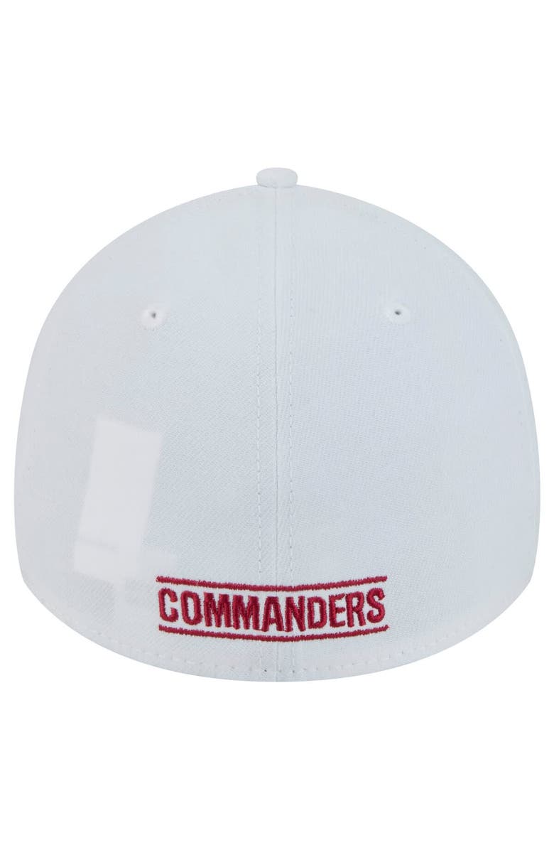 New Era Men's New Era White Washington Commanders Main 39THIRTY Flex Hat, Alternate, color, 