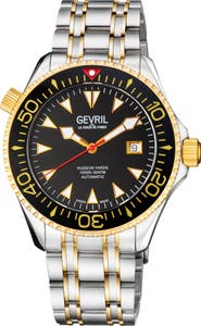 GEVRIL Hudson Yards Two-Tone Bracelet Watch, 43mm