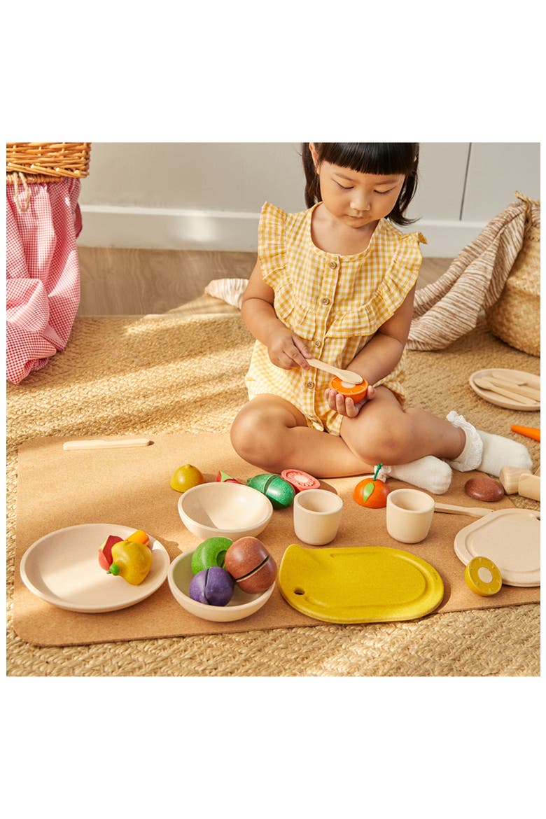 Wooden Tableware Playset, Alternate, color, NATURAL