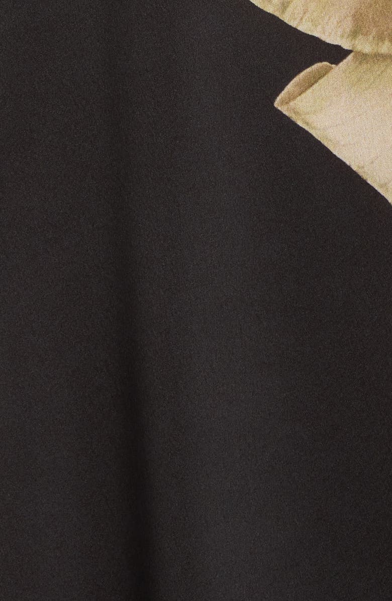 Vince Camuto Drop Waist Floral Maxi Dress, Alternate, color, Arctic Wolf