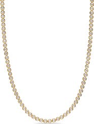 David Yurman Bezel Set Diamond Tennis Necklace, 4.7mm