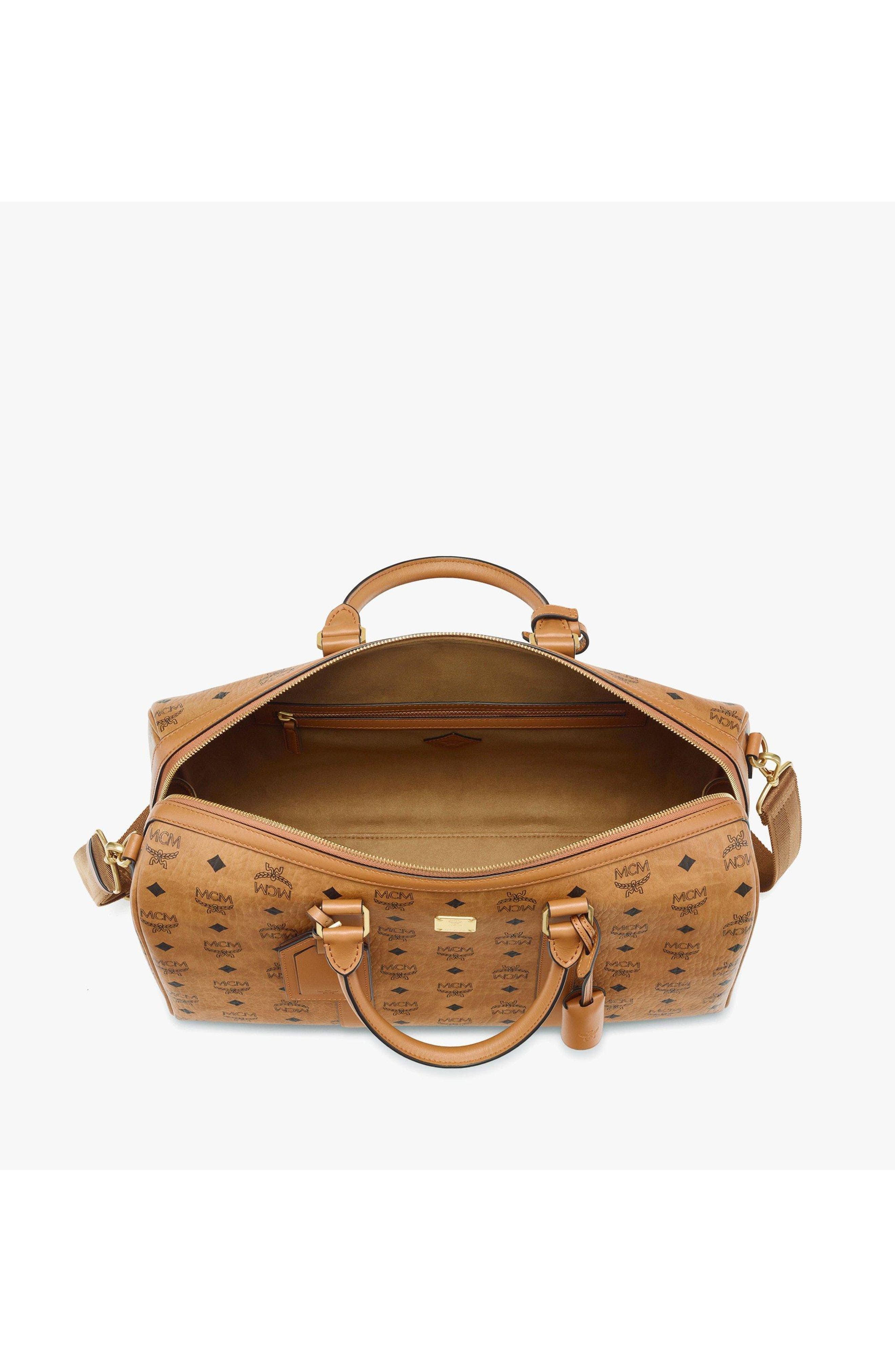 Ottomar Weekender Bag in Visetos, Alternate, color, Cognac