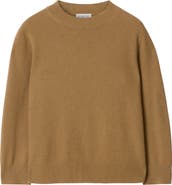 Burberry Check Patch Wool Cashmere Sweater