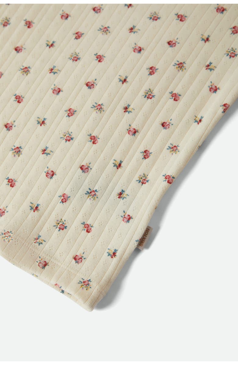 Brixton Off Duty Tank, Alternate, color, Floral Pointelle