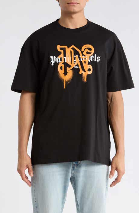 Palm Angels Logo Graphic Cotton T-Shirt
