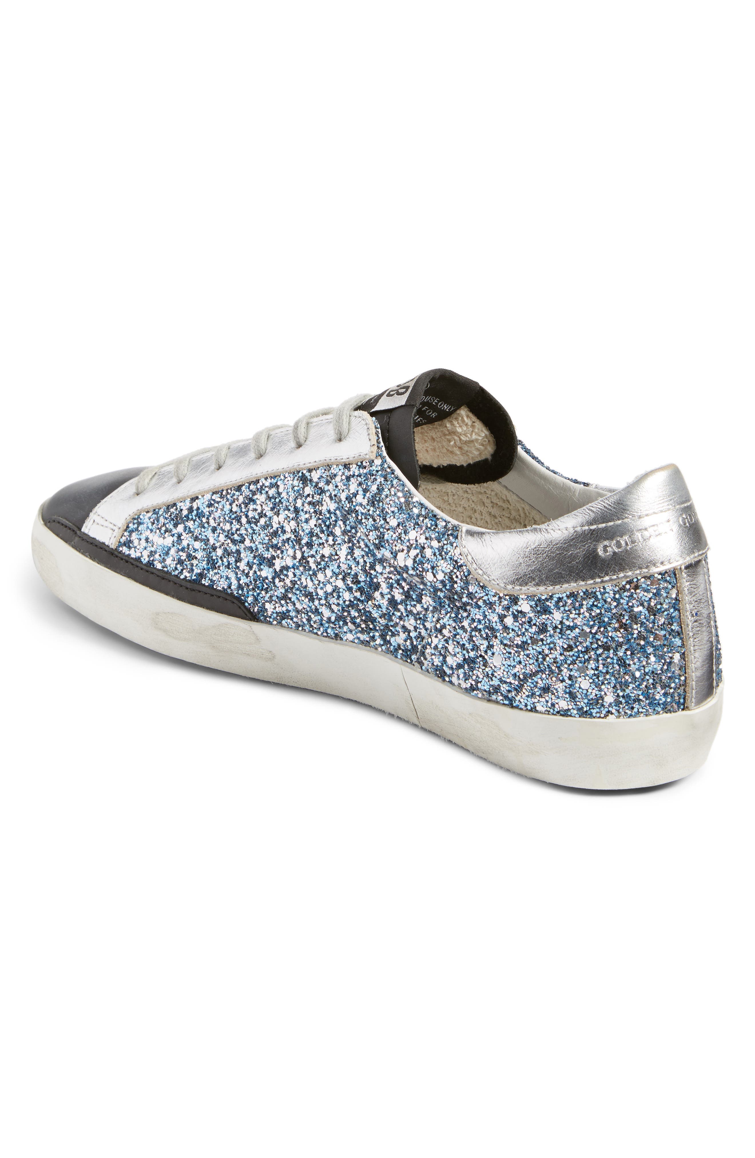 Golden Goose Superstar Glitter Sneaker, Alternate, color, 
