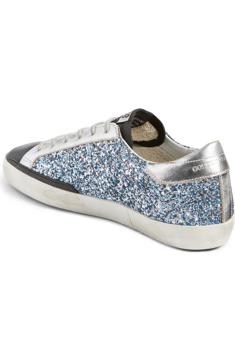 Golden Goose Superstar Glitter Sneaker, Alternate, color,