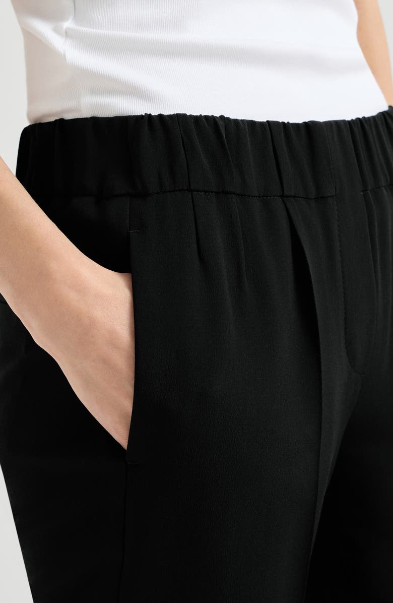 Brunello Cucinelli Tailored Jogger trousers, Alternate, color, Black