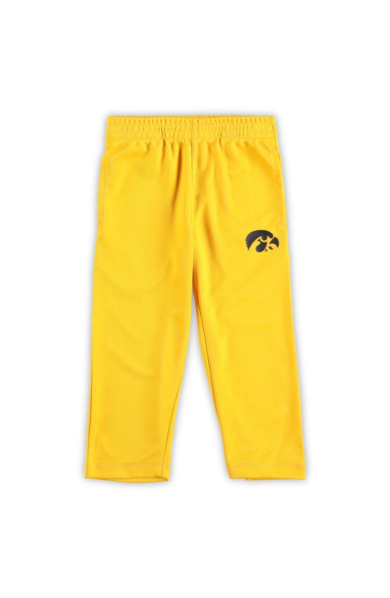 Outerstuff Toddler Black/Gold Iowa Hawkeyes Red Zone Jersey & Pants Set, Alternate, color, Black