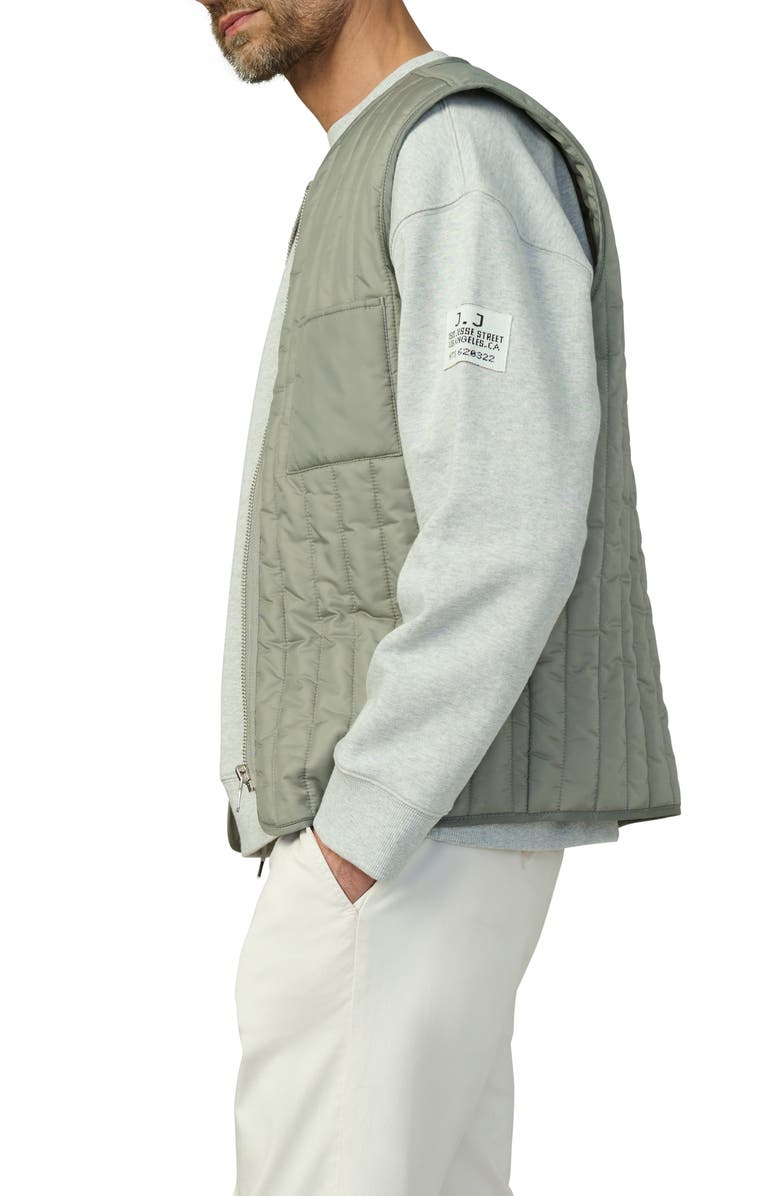 Joe's Rory Water Resistant Quilted Vest, Alternate, color, Dried Sage