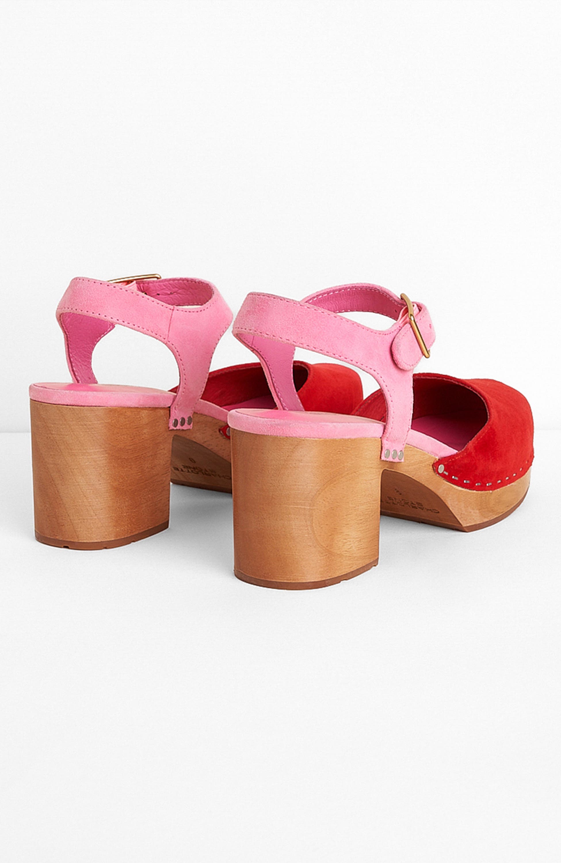 Maud Multicolor Ankle Strap Platform Clog, Alternate, color, Vamp
