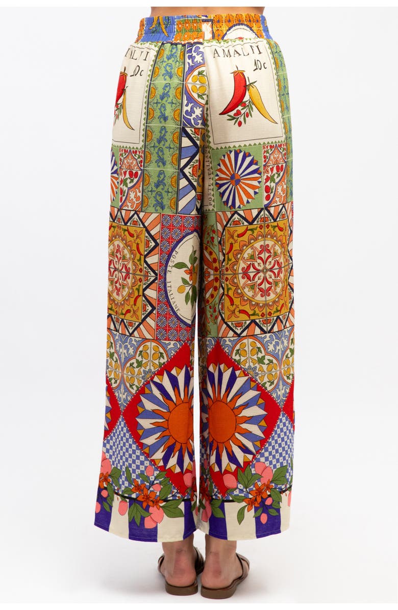 Label of Love Amalfi Mosaic Pants, Alternate, color, Blue