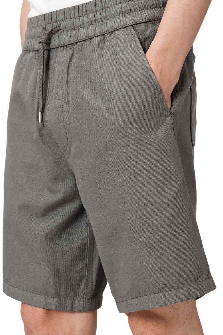 Hanbury Cotton & Linen Drawstring Shorts, Alternate, color, PILLAR GREY