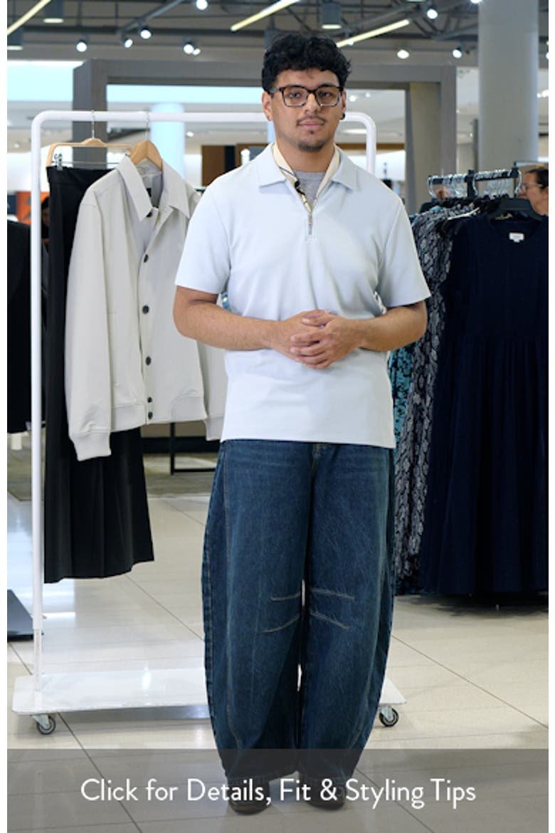 Forno Jacquard Half Zip Polo video