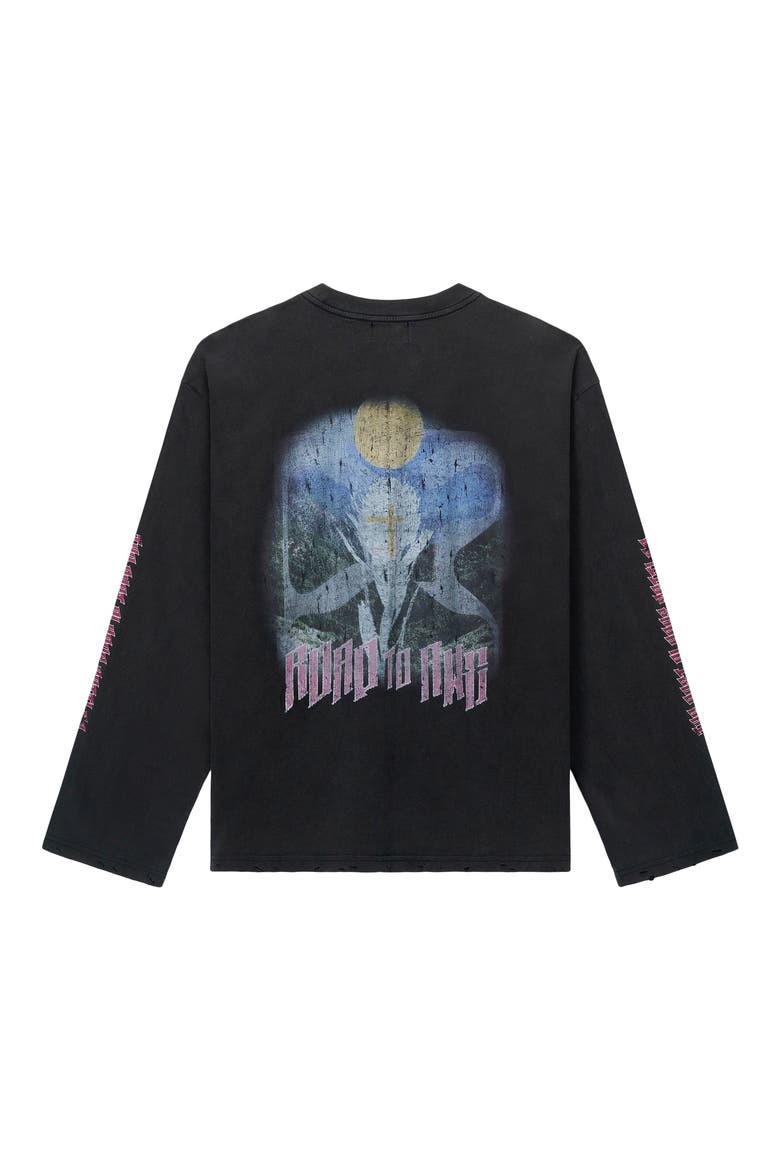 Marceau Oversize Graphic T-Shirt, Alternate, color, BLACK SCENERY