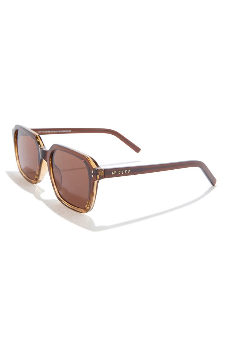Jace 54mm Square Sunglasses, Alternate, color, MOCHA GRADIENT/ BROWN