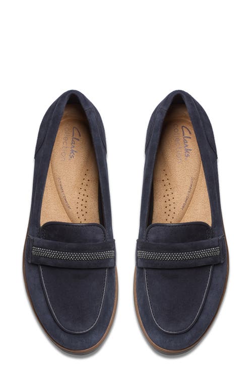 Clarks ® Zylah Shine Loafer In Blue