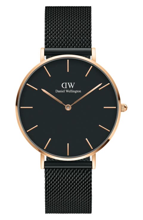 Petite Ashfield Mesh Strap Watch, 36mm