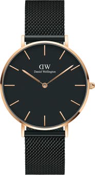 Daniel Wellington Petite Ashfield Mesh Strap Watch, 36mm