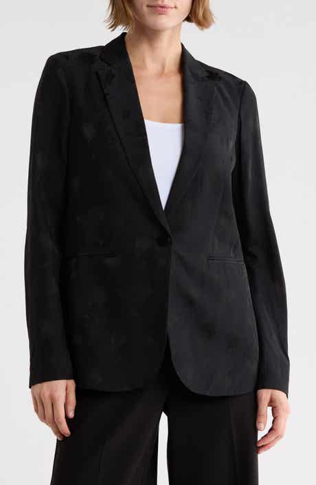 Grinson Rose Jacquard Blazer