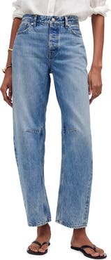 Madewell The Darted Barrel Leg Jeans