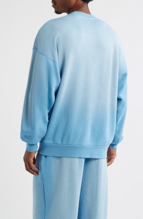 Elwood Core Oversize Crewneck Sweatshirt In Blue