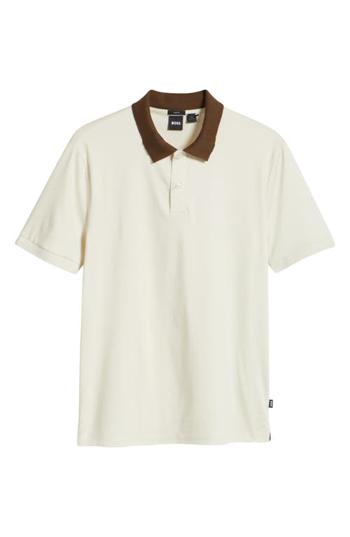 Hugo Boss Boss Phillipson Cotton Piqué Polo In White