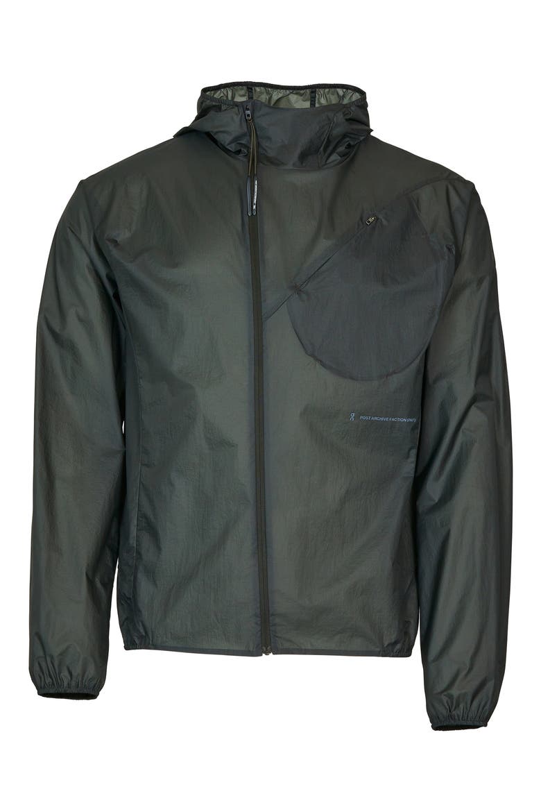 x PAF Zero Water Repellent Hooded Running Jacket, Alternate, color, MOLASSES