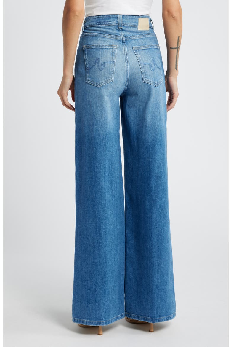 Deven High Waist Wide Leg Jeans, Alternate, color, RUNWAY