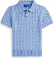 Polo Ralph Lauren Kids' Cabled Cotton Polo Sweater