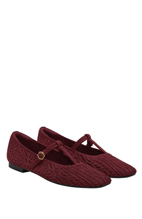 T-Bar Ballet Flats (Melinda)