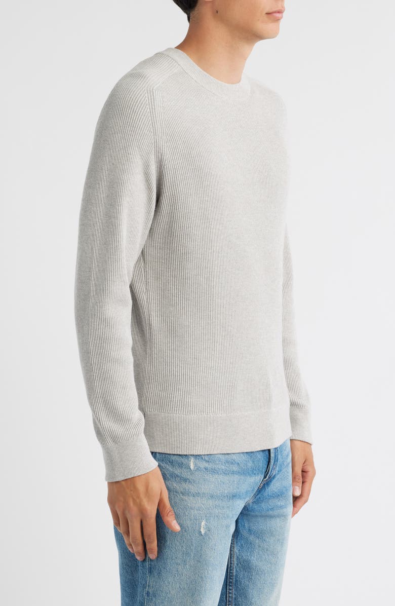 NN07 Kaley 6499 Cotton Crewneck Sweater, Alternate, color, Fog