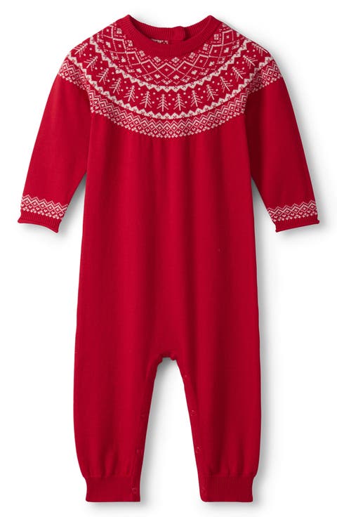 Fair Isle Sweater Romper (Baby)