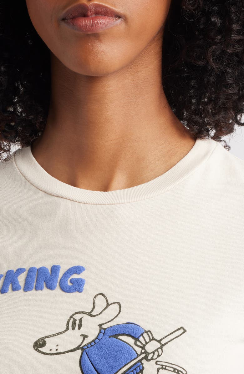 Daydreamer Pucking Around Cotton Graphic T-Shirt, Alternate, color, Dirty White