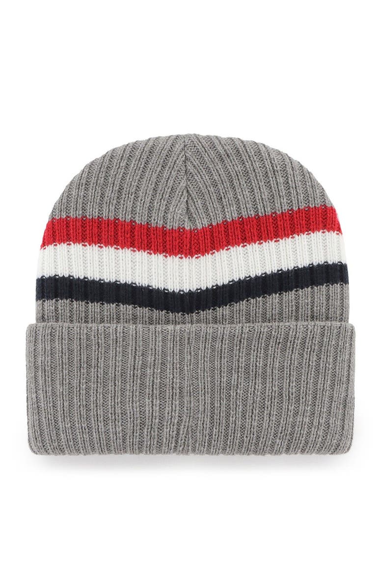 '47 Men's '47 Gray New England Patriots Highline Cuffed Knit Hat, Alternate, color, Gray
