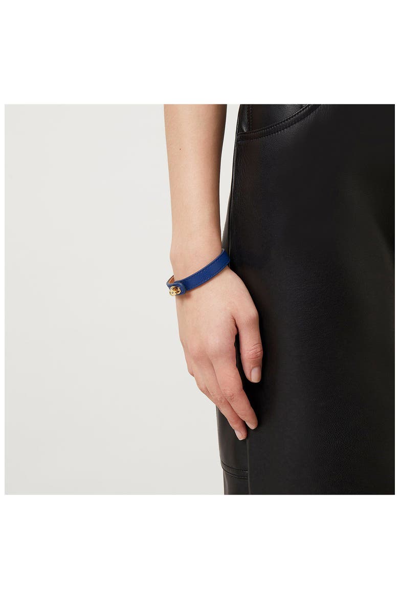 Bayswater Leather Bracelet, Alternate, color, PIGMENT BLUE