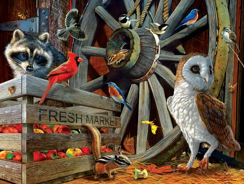 The Fresh Market 500 piece Jigsaw Puzzle for Adults