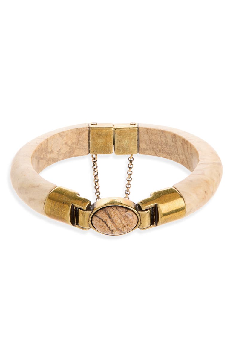 Isabel Marant Cuff Bracelet, Main, color, Twill/ Bronze