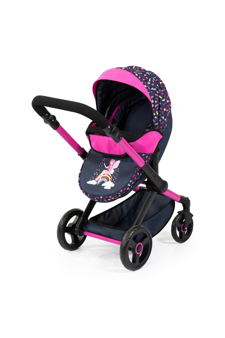 Pram Xeo Shapes Navy & Pink Matching Handbag,Dolls To 20", 3+, Alternate, color, Multicolored