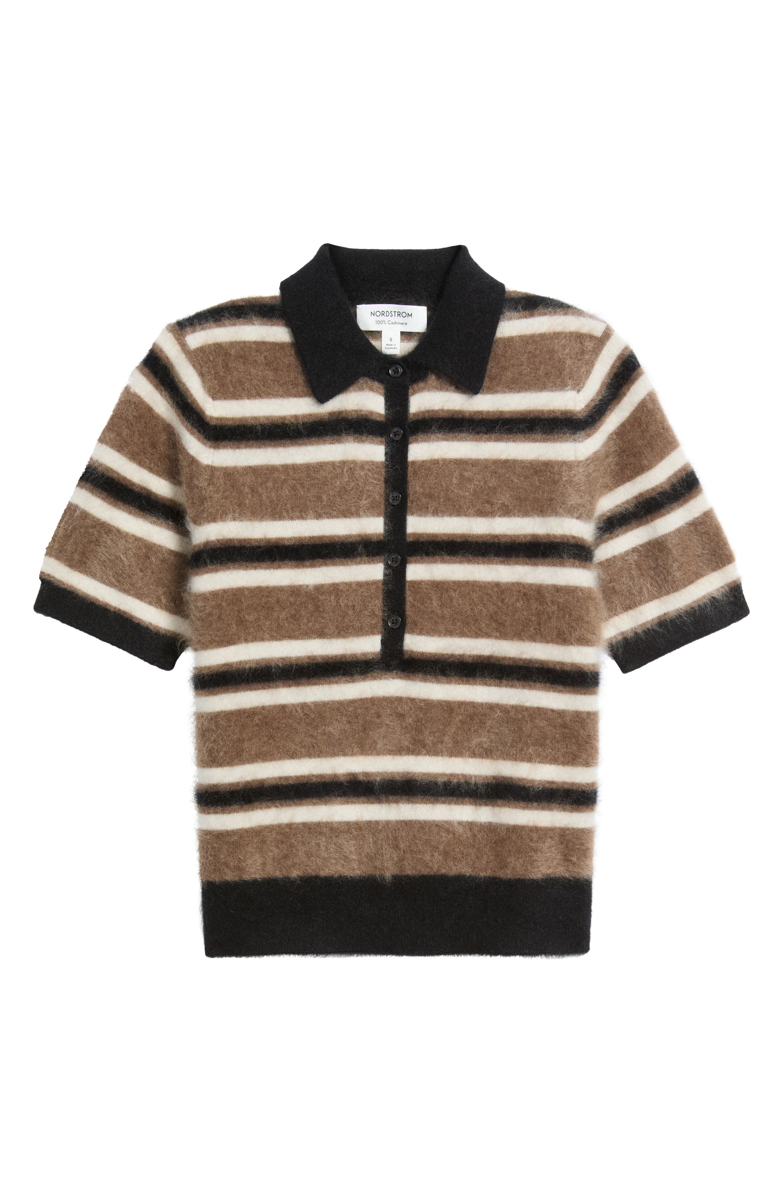 BROWN-BLACK MONTY STRIPE