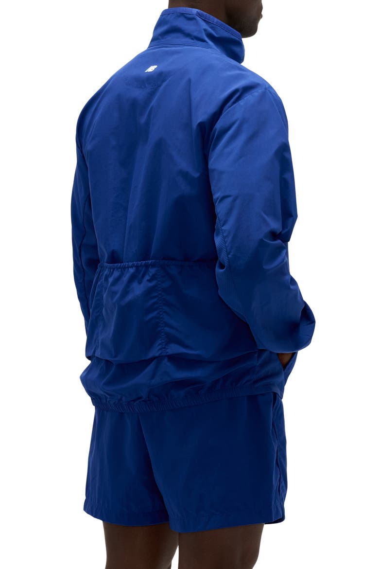 Made in USA Water Resistant Nylon Cycling Jacket, Alternate, color, INKWELL