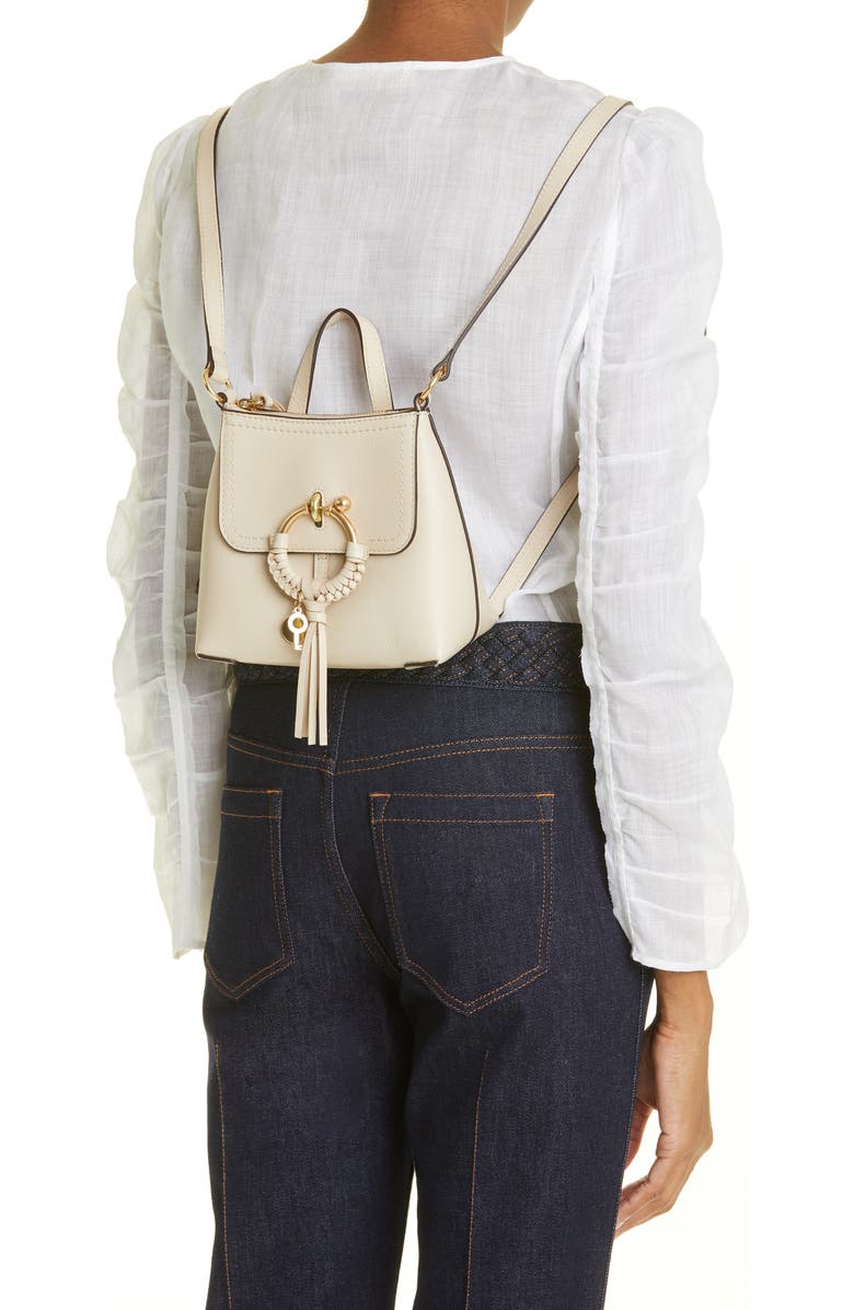 See by Chloé Joan Leather Backpack, Alternate, color,